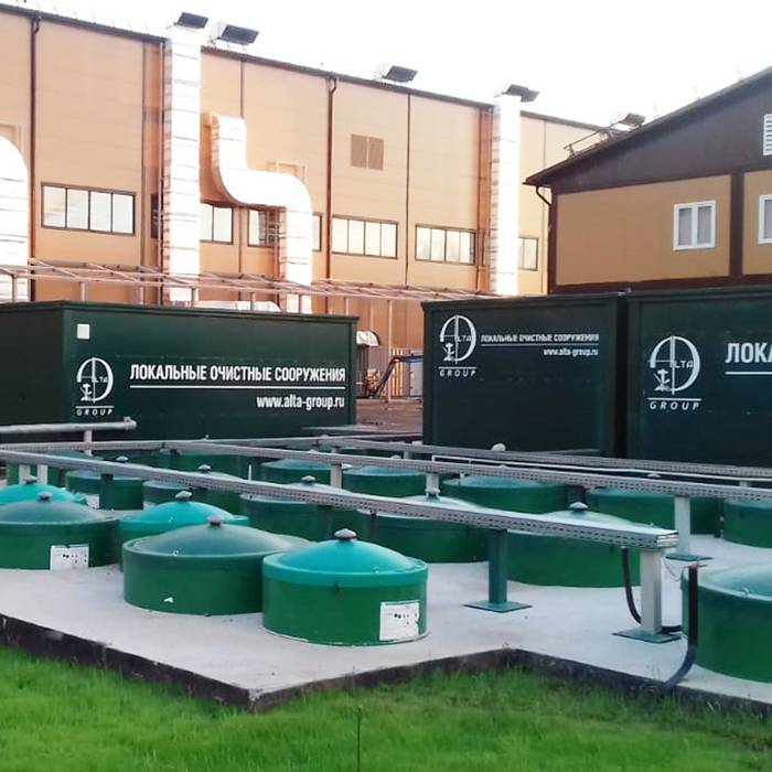 Очистные сооружения для загородного клуба