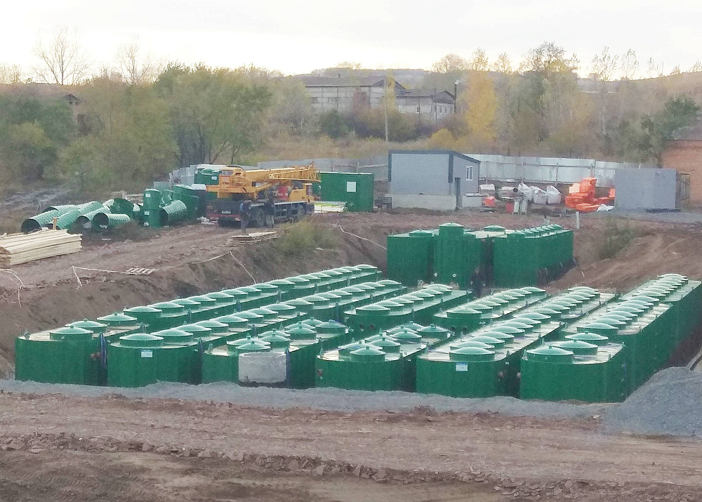 Хозяйственно-бытовой сток - 400 м3 в сутки, Красноярский край, с. Новоселово