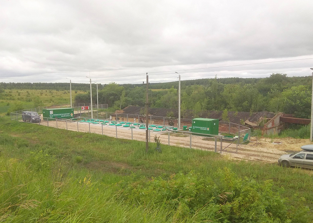 Хозяйственно-бытовой сток - 100х2м3 в сутки, коммунальные очистные сооружения поселка, п. Павелец, Рязанская обл.